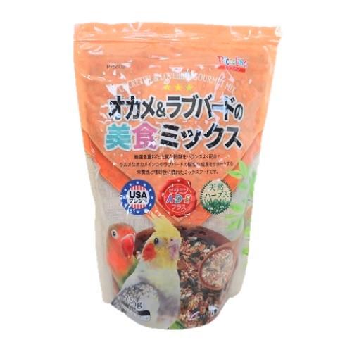 スドー 小鳥の餌 P-5802 オカメ＆ラブバードの美食ミックス 750g