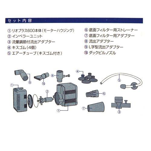 カミハタ Rio（リオ）プラス パワーヘッド+600(50Hz) : アクアペット