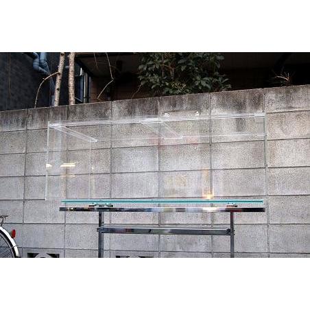 アクリル水槽　重合接着1500x600x450　オールクリア　板厚8mm（底面6mm）