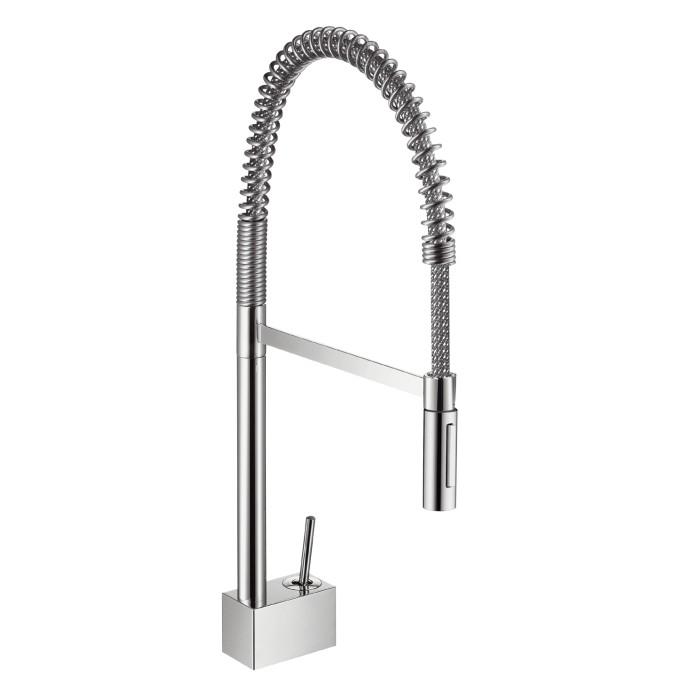 10820000　ハンスグローエ　Hansgrohe　アクサースタルク　セミプロ　シングルレバーキッチンシャワー混合水栓　240