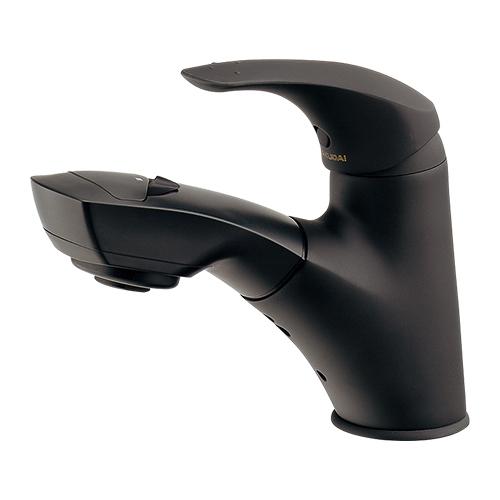 カクダイ（KAKUDAI） 184-002K-D シングルレバー引出し混合栓（マット