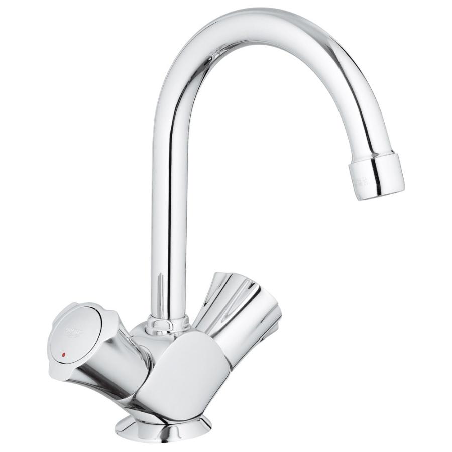 JP258402　グローエ GROHE　2ハンドル洗面混合栓(引棒付)