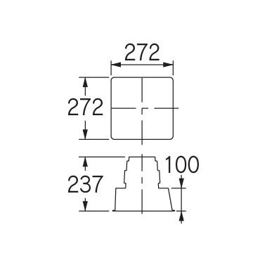 カクダイ（KAKUDAI） 624-322 不凍水栓柱施工部材 ドレンマスセット