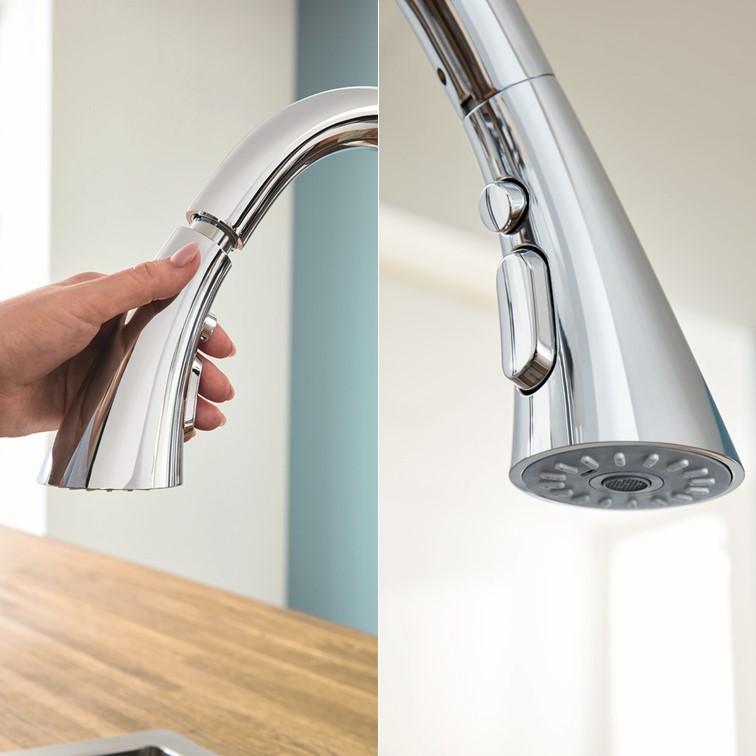 3229420J グローエ GROHE シングルレバーキッチン混合栓（ヘッド引出