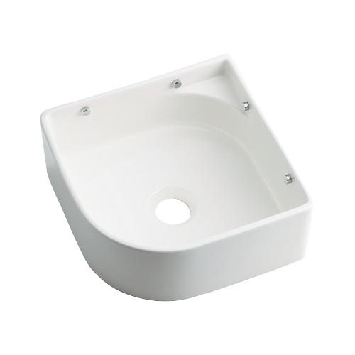 カクダイ（KAKUDAI） 493-226-W コーナー手洗器（ホワイト） MINO 