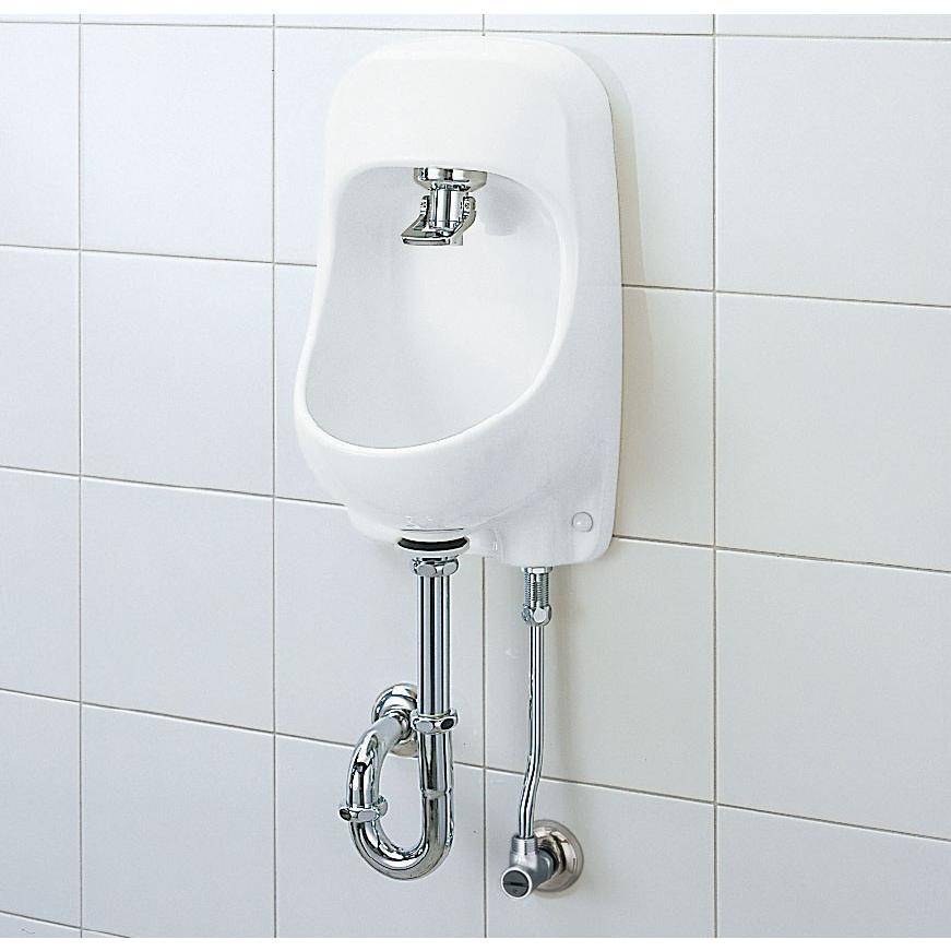 INAX LIXILピュアホワイト 壁付手洗器 壁給水 床排水 ハイパーキラミック レバー式水栓
