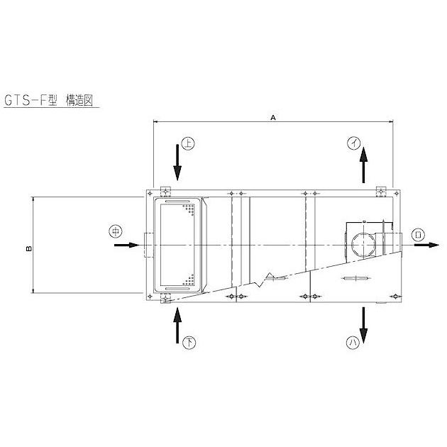 前澤化成工業　床置きグリーストラップ　グリストラップ 前澤化成工業 GTS-8F SUS製グリーストラップ 床置型 許容流入流量8.0L