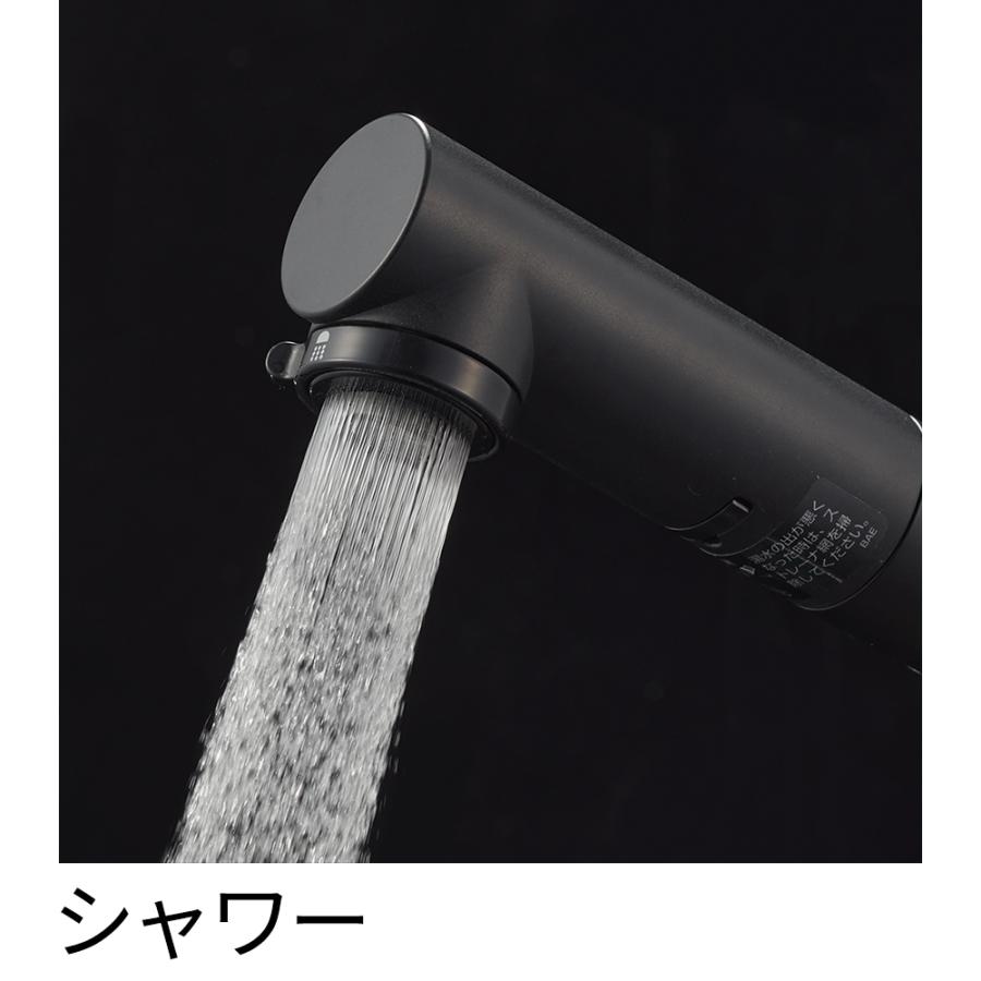 SANEI K37531EJV 三栄水栓 シングルスプレー混合栓（洗髪用） : アクア 