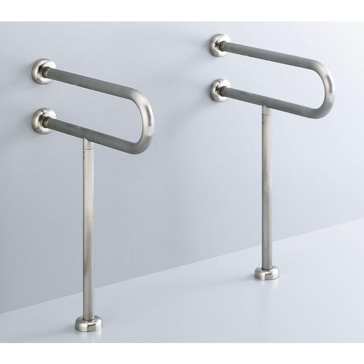 INAX KF-312S55J LIXIL INAX 洗面器用手すり（壁床固定式） ステンレス 
