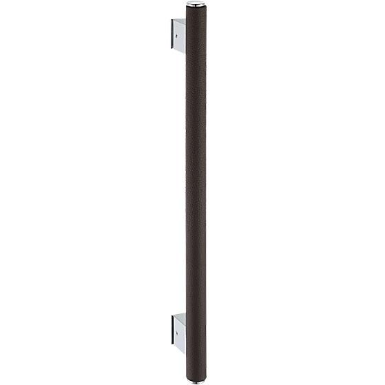 KH-43-8C KAWAJUN 手すり I型（クローム＋ダークブラウンレザー