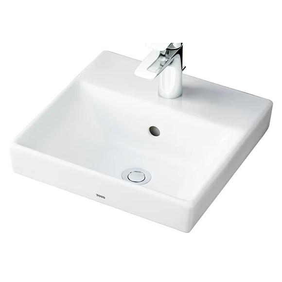 TOTO LS721C + TLS01101J TOTO カウンター式角形洗面器セット