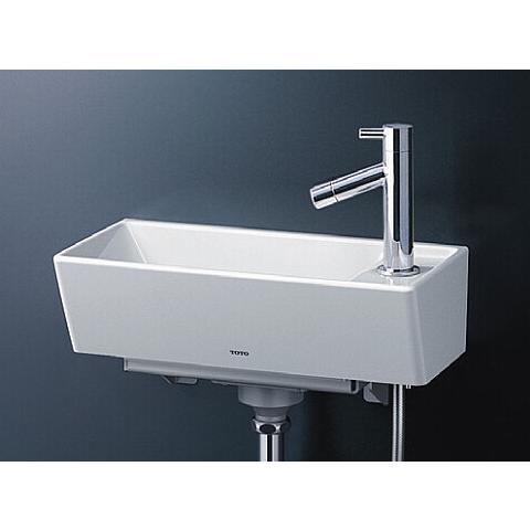 TOTO LSH50AP TOTO 壁掛手洗器（角形） 立水栓 壁給水・壁排水