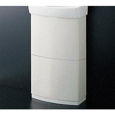 LSL870ASFRMR TOTO 壁掛バック付手洗器 ハンドル式水栓 壁給水・床排水（Sトラップ） 水石けん入れ・トラップカバー付の画像