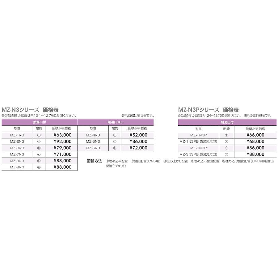 MZ-3N3 イトミック 混合水栓 MZ-N3(まぜまぜ)シリーズ 熱湯口 MZ-3N3 イトミック 混合水栓 MZ-N3(まぜまぜ)シリーズ 熱湯口