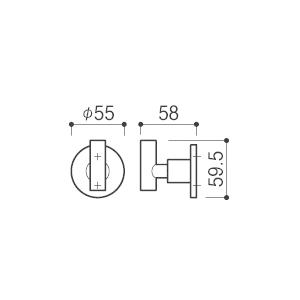 SA-485-XC KAWAJUN ローブフック（クローム）（SA485XC） : アクアshop