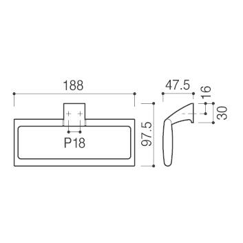 KAWAJUN SC-600-XC KAWAJUN タオルリング（クローム）（SC600XC