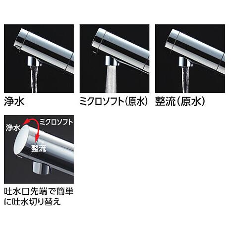 TOTO浄水器兼用混合水栓TKS05317J TOTO [TKS05317J] TOTO 浄水器兼用混合水栓 台付きタイプ GG