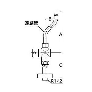 TOTO TL4DU TOTO ストレート形止水栓（ドライバー式） : アクアshop 