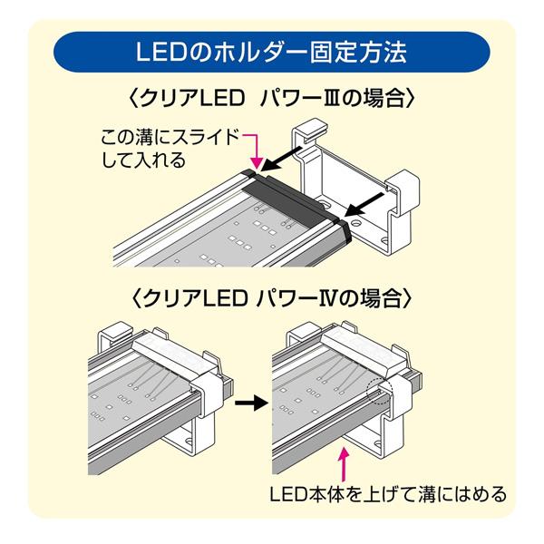 GEX クリアLED POWER3/4専用 吊り下げパーツ｜aquatailors｜04