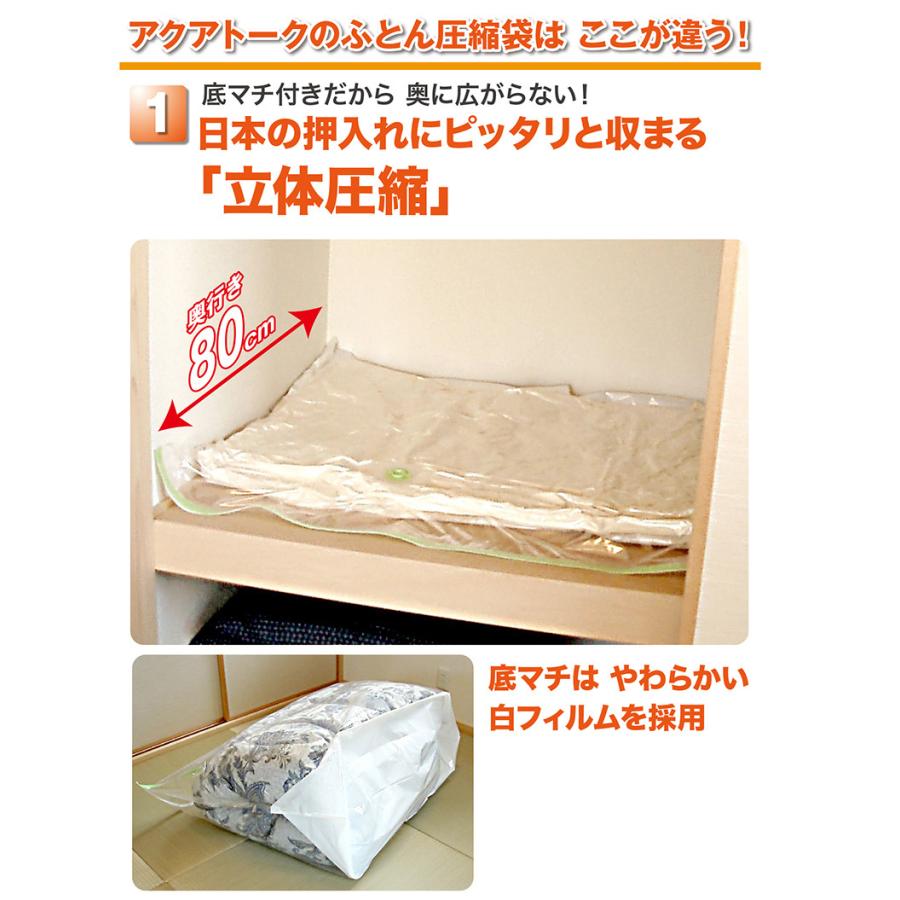 布団まとめて圧縮袋(LLサイズ2枚入)簡易 布団圧縮袋 布団圧縮 ...