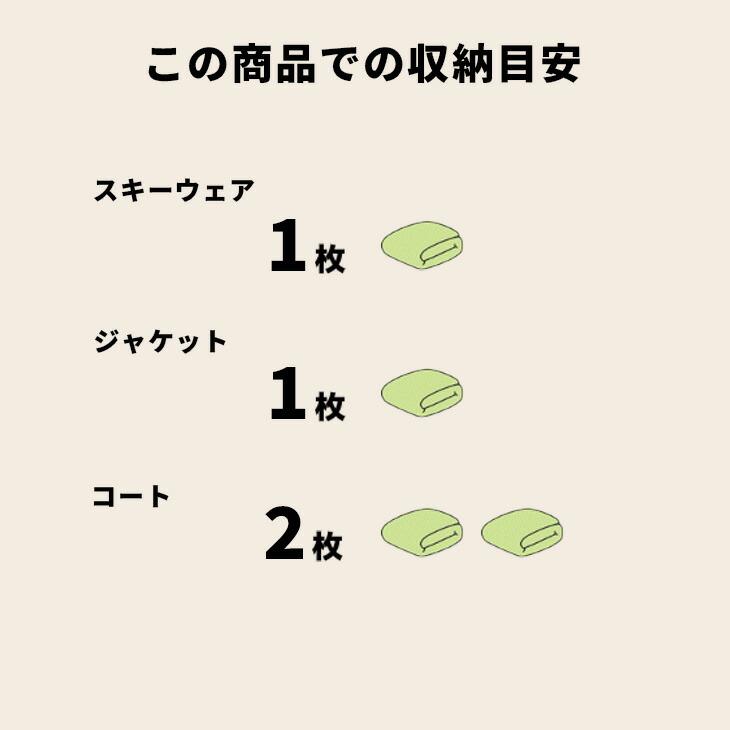 石崎資材 ハンガー付き衣類圧縮袋 (Lサイズ1枚入) 簡易包装 吊り下げ