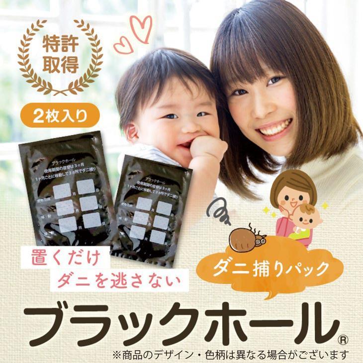 石崎資材 ダニ捕りシート ブラックホール (2個入り) ダニシート ダニ