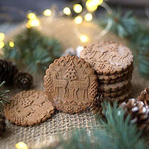 22 新型深い刻印 クッキーローラー クッキー型 クリスマス 模様 ローリングピン かわいい ビスケット型 手作り 焼菓子 ハンドメイド おしゃれ 料理教室用 Rcy115 アクアテック 通販 Yahoo ショッピング