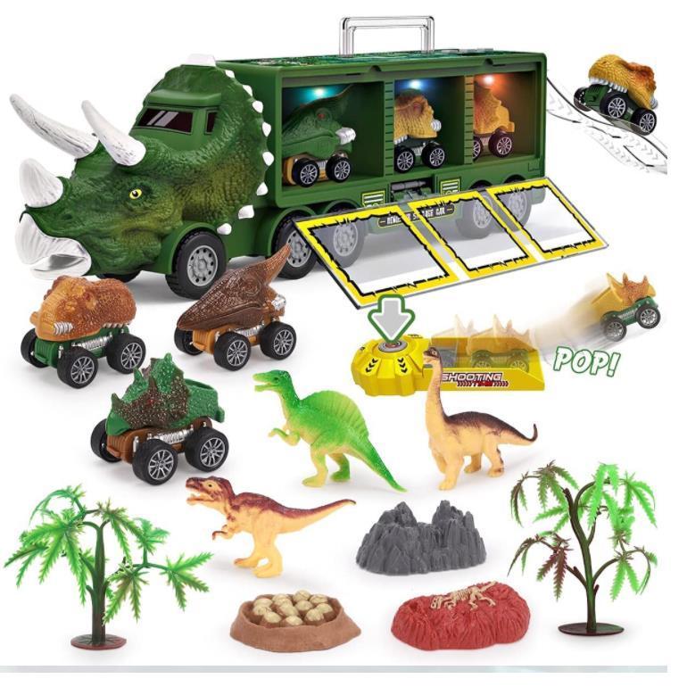 恐竜 おもちゃ 車 おもちゃ 恐竜フィギュア 知育玩具 知育おもちゃ プルバックカー 収納ボックス ミニ車 ライト 音楽 樹木 男の子 女の子 おもちゃ Rcy698 アクアテック 通販 Yahoo ショッピング