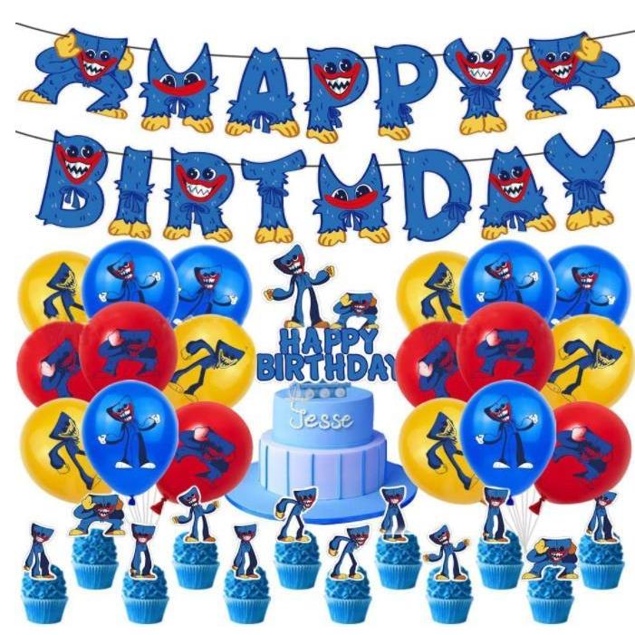 ハギーワギー 誕生日 飾り付けセット パーティー ケーキトッパー 風船 ガーランド 子供 男の子 女の子 クリスマス ハロウィン 飾り Rcy740 アクアテック 通販 Yahoo ショッピング