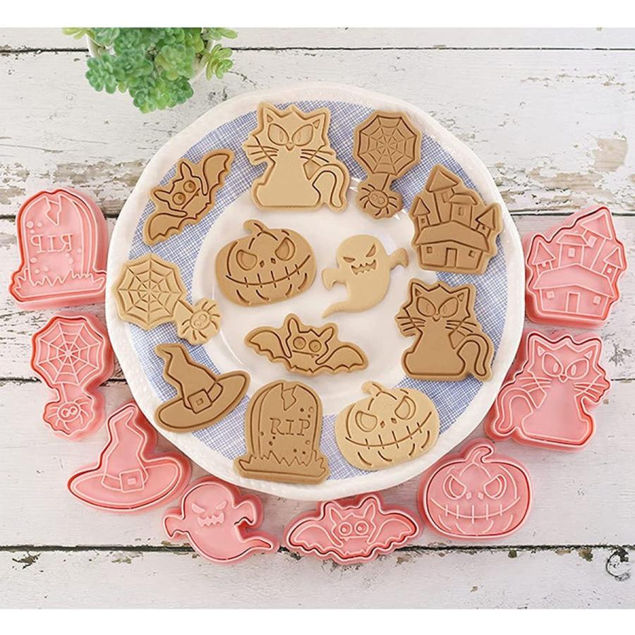 激安挑戦中 ハロウィン クッキー型 ピカチュウ 製菓用品 キッチン プレスタイプ お弁当 製菓 手作り 贈り物 Diy 金型 8個セット Portfolio Dfantini Com Br