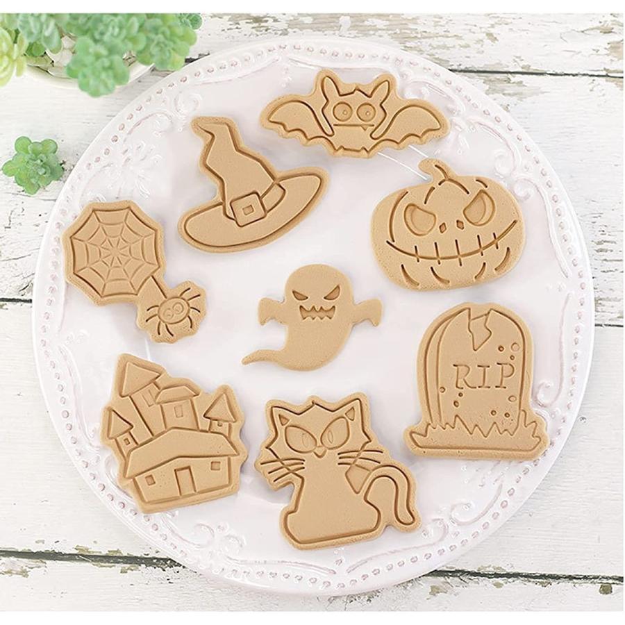 激安挑戦中 ハロウィン クッキー型 ピカチュウ 製菓用品 キッチン プレスタイプ お弁当 製菓 手作り 贈り物 Diy 金型 8個セット Portfolio Dfantini Com Br