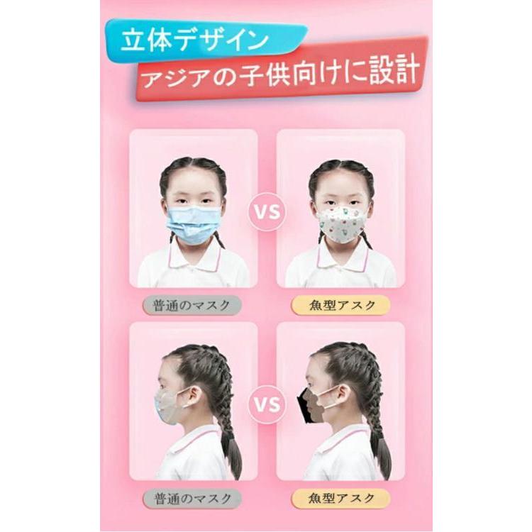 アクアテック立体 マスク Kn95 マスク 子供用 30枚入り 立体マスク Kn95 マスク 魚型 3d立体 Mask 個包装 ウイルス対策 花粉症対策アクアテック立体 立体マスク 花粉症対策 子供用 Kn95 3d立体 30枚入り ウイルス対策 マスク Kn95 魚型 個包装 Mask