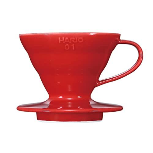 HARIO(ハリオ) V60 透過ドリッパー 01 セラミック レッド 1~2杯用 コーヒー ハンドドリップ 日本製 VDCR 0 並行輸入品｜aquavalley-shop｜02