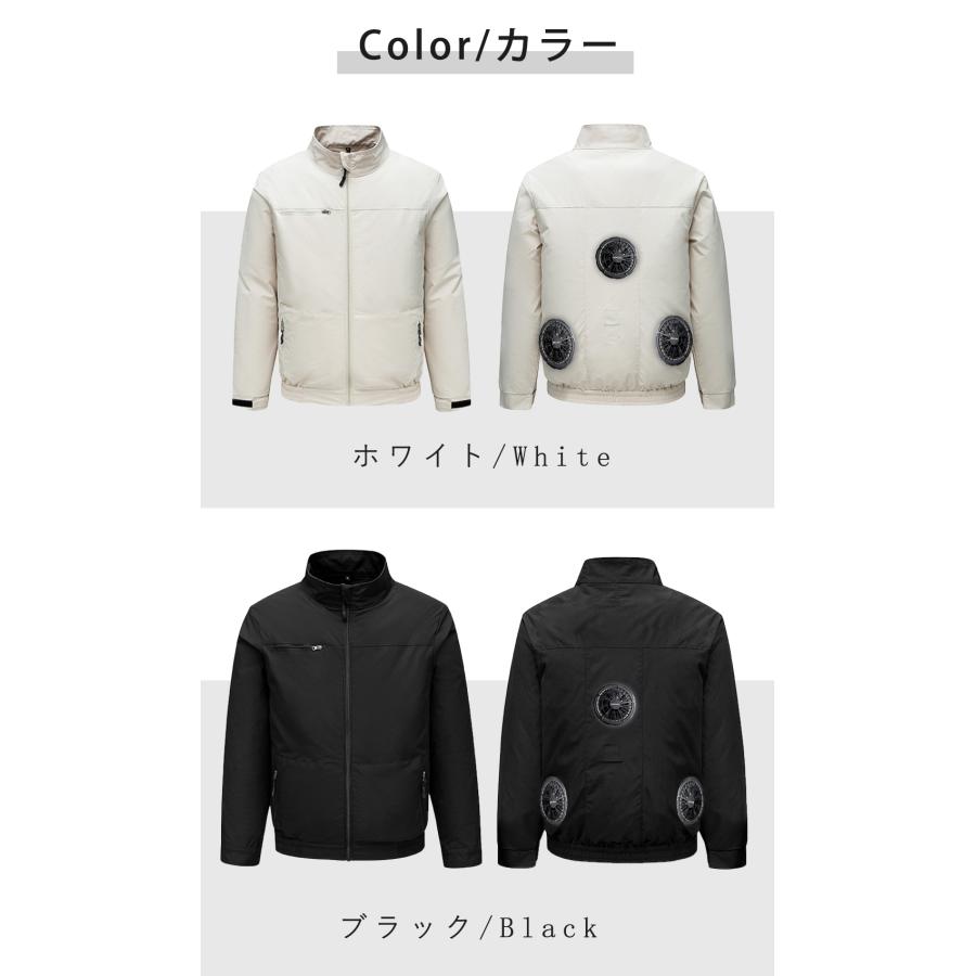 (父の日 & 早割20％OFF)【正規品】2024最新モデル 空調作業服 空調ウェア ベスト 空調 服 2024 長袖 16V 30000mAh バッテリー ファン セット  冷却服｜aqui-store｜17