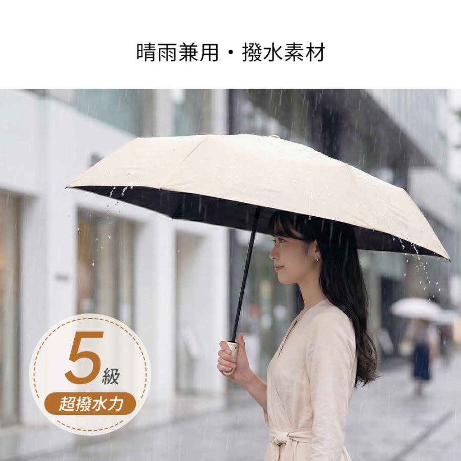 皮膚科医師監修／ 日傘 晴雨兼用 折りたたみ 完全遮光 3秒たためる傘