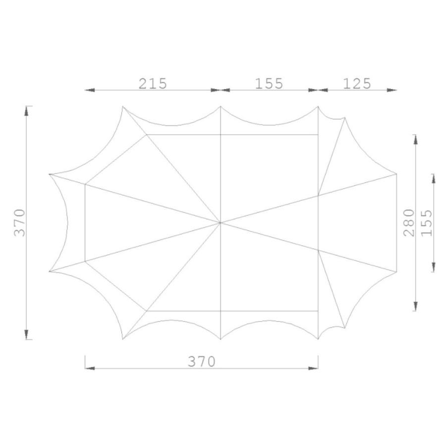 ESVO エスボ Bedouin 280 コットンテント グランピングテント