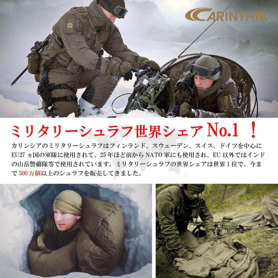 シュラフ 寝袋 冬用 マミー型 カリンシア Carinthia Defence 4 最強