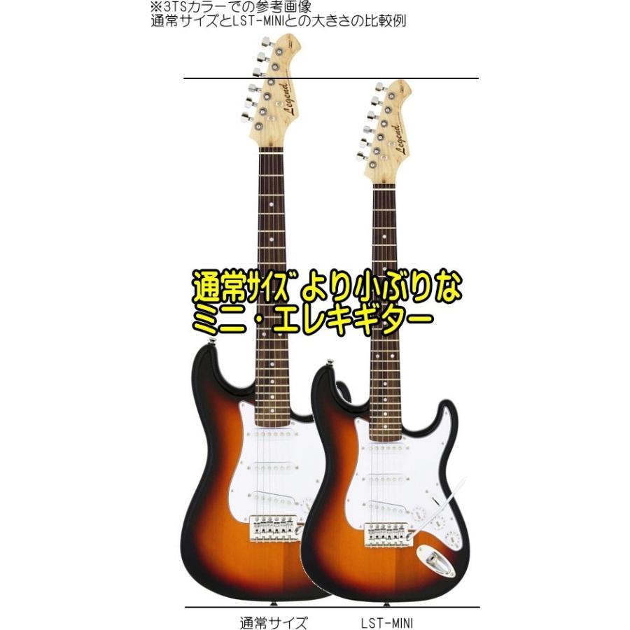 Legend レジェンド Ariaミニギター BK LST-MINI 3TS ARIA（楽器） エレキギター 初心者セット ミニギター Legend LST