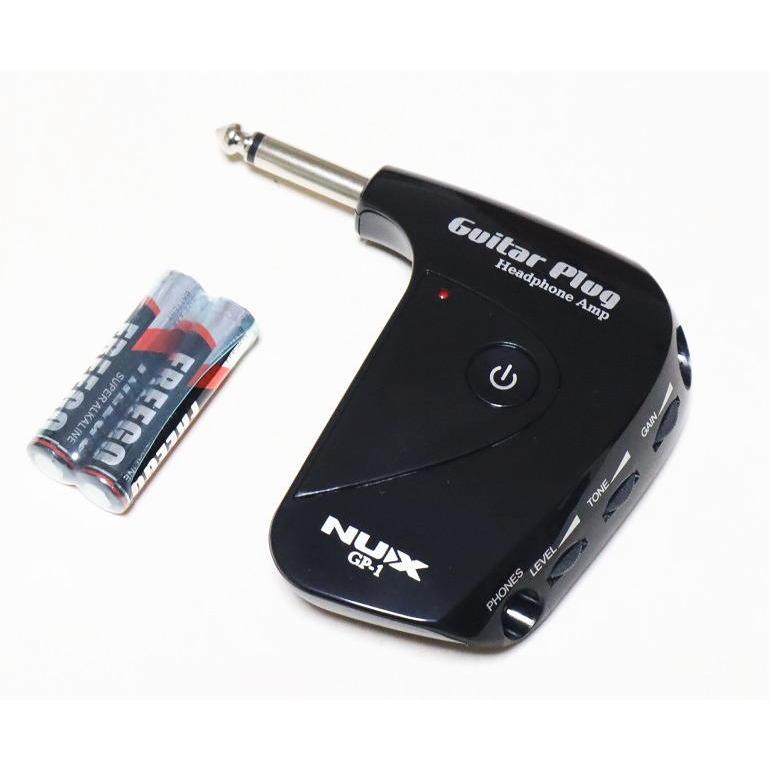 NUX GP1 Guitar Plug Headphone Amp ニューエックス ポータブル ヘッドフォンアンプ ディストーション搭載