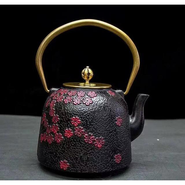 大切な人へのギフト探し鉄瓶 鋳鉄 急須 水壷 提梁壺 茶壺 おしゃれ 煮