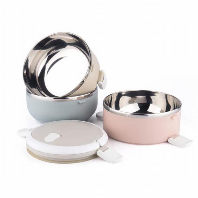 保温弁当箱 ランチボックス ステンレスランチジャー 3段 2100L 大容量