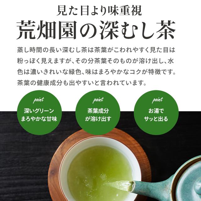 お茶の荒畑園 お茶 緑茶 プチギフト プレゼント 茶葉 深蒸し茶