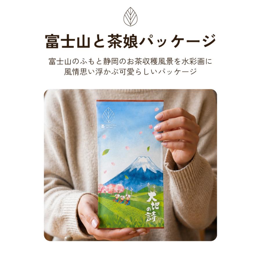 お茶 緑茶 茶葉 お茶の葉 水出し緑茶 深蒸し茶 日本茶 静岡茶 富士山パッケージ 70g 3袋 ポイント消化 ポイント利用 爆買 | お茶の荒畑園 | 08