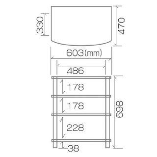 【SOUND MAGIC】◇オーディオラック◆7.3万の品◇程度良好◆ SOUND MAGIC 人気の3本足オーディオラック PT04BS