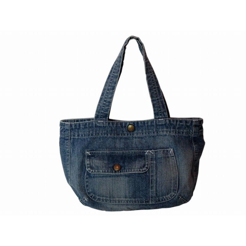LoLoLabo ロロラボ デニム ワーク トートバッグ ユーズド加工 S LoLoLabo ロロラボ デニム ワーク トートバッグ ユーズド加工 S