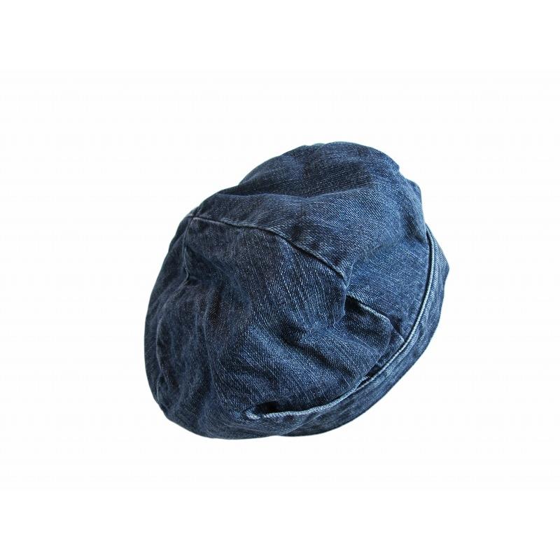 LoLoLavo ロロラボ デニム ベレー帽 デニム雑貨 ユーズド加工 ベレー 
