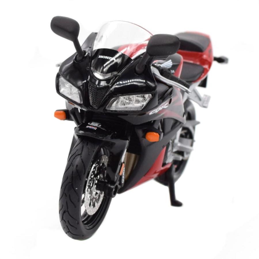 ホンダ　HONDA CBR 600RR　ダイキャストモデル　モーターサイクル　ミニカー　ブラック　レッド　黒　赤　Maisto　マイスト　1：12｜arajin1990