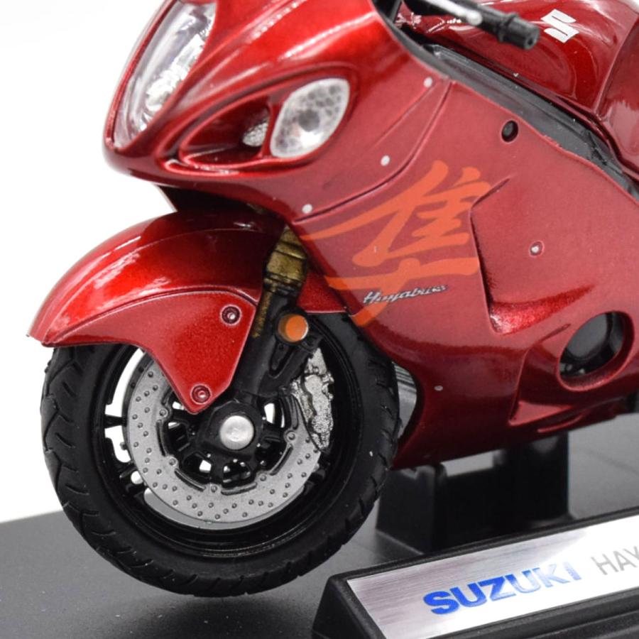 スズキ ハヤブサ 隼 SUZUKI HAYABUSA GSX1300R レッド バイク WELLY