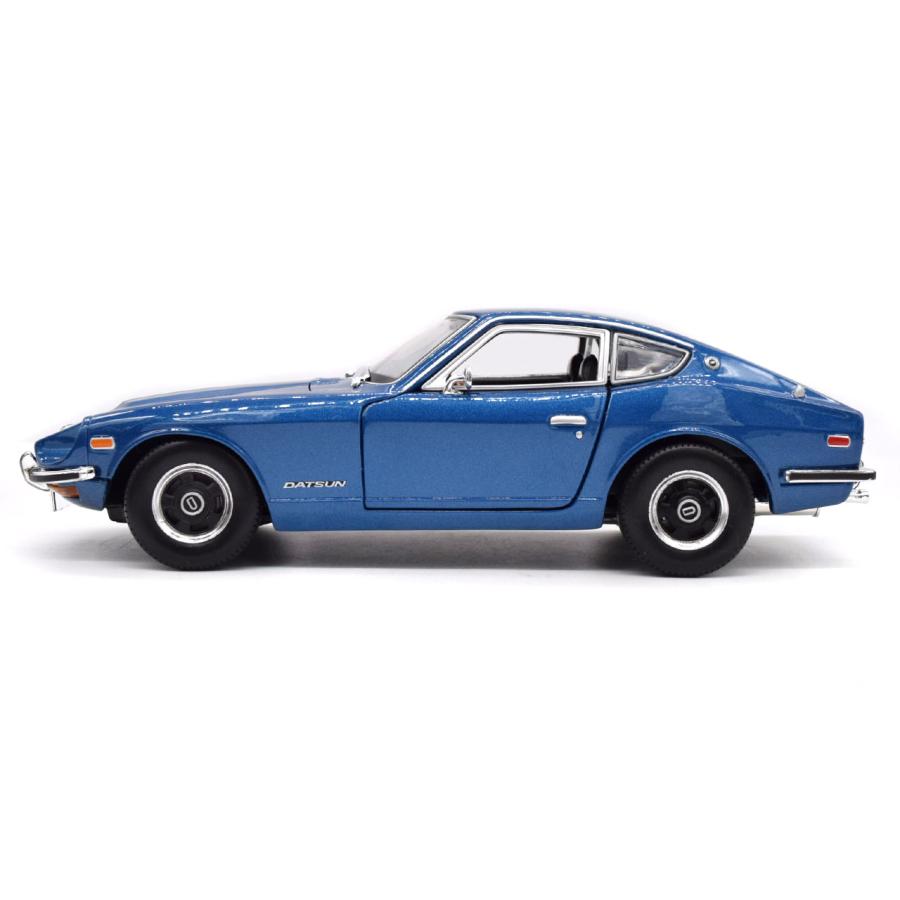 1971 ダットサン 240Z　1971 DATSUN 240Z　ダイキャストモデル　モーターサイクル　ミニカー　ブルー　Maisto　マイスト　1：18｜arajin1990｜03