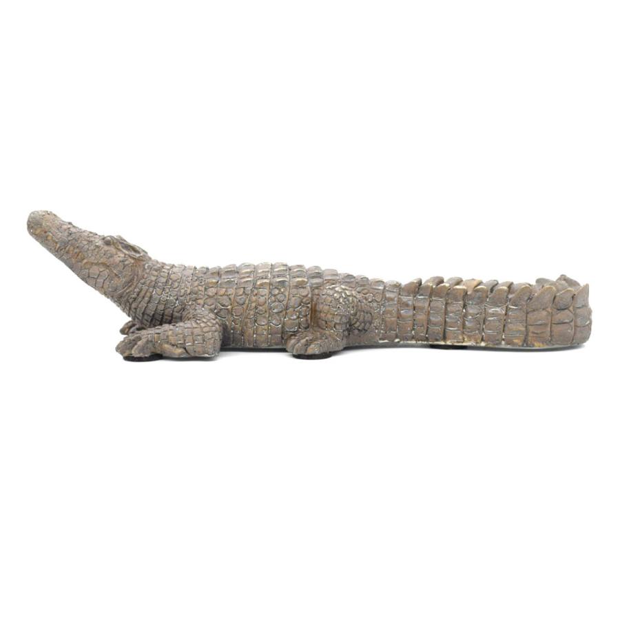 クロコダイル ワニ オブジェ オーナメント 置物 インテリア S